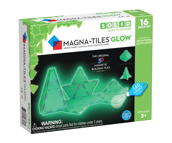Magna tiles Glow 16 dielov